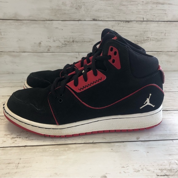 JORDAN 1 Flight 2 Boy’s Black/White Sneakers Size 6Y - Picture 4 of 13